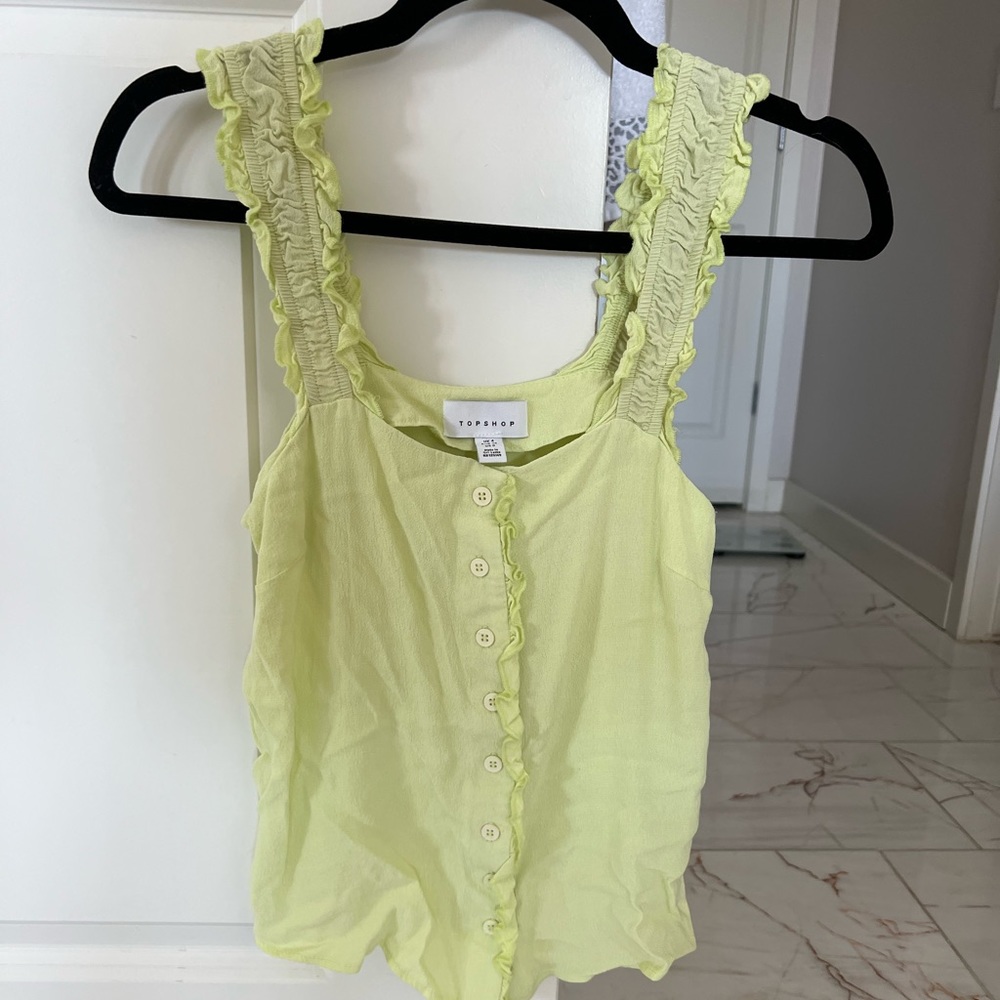 Green Topshop tank
